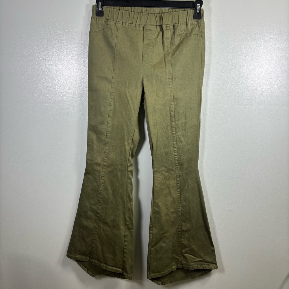Umgee Sage Green Relaxed Pants